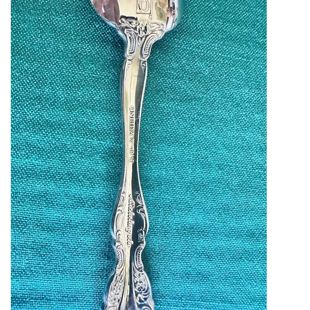 Oneida Michelangelo 18/10 Stainless Steel Teaspoons-Set of 5-Excellent!